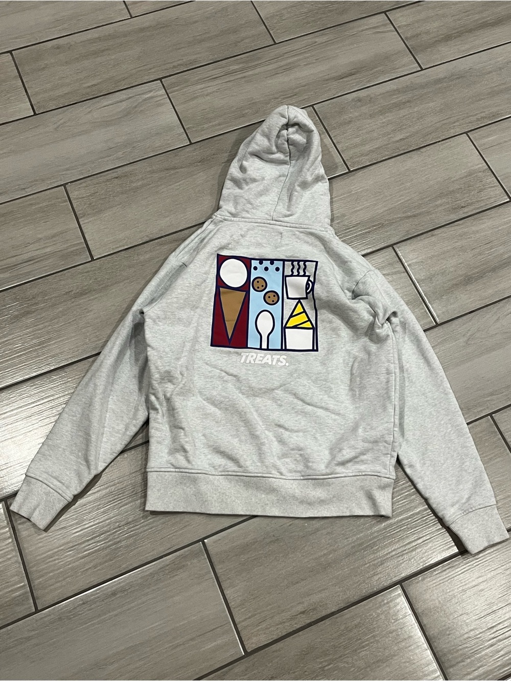 Kith Gray 'TREATS.' Graphic Hoodie Sweatshirt - Men